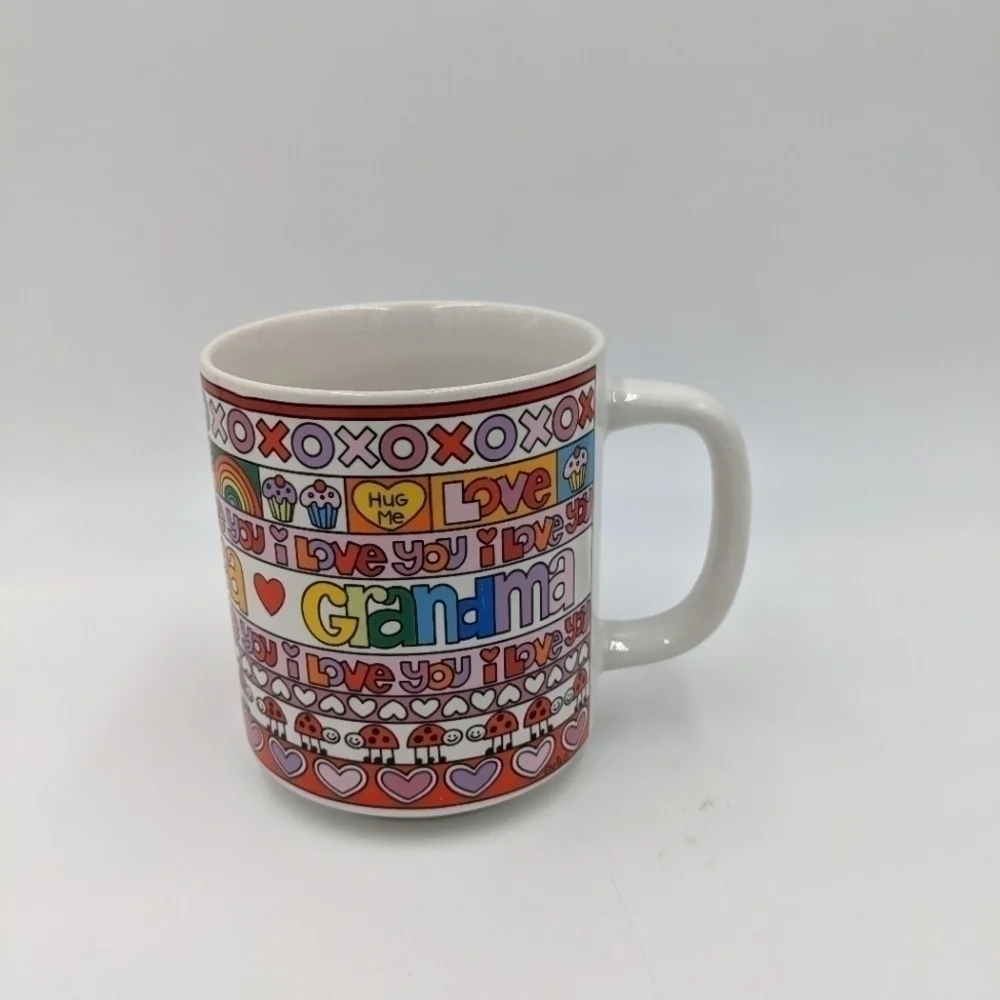 Vintage Love N' Stuff Grandma Grandmother Coffee Mug Mother's Day 1983